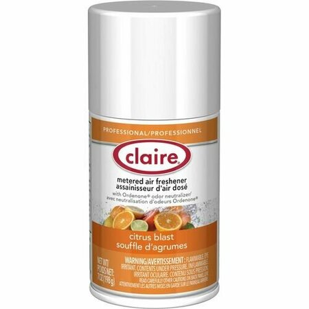 CLAIRE MFG CO Air Freshener, Metered, Citrus Blast, 7 oz CGCCL112